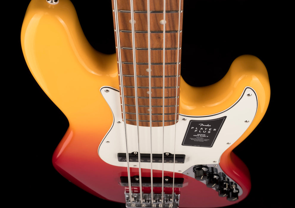 Fender Player Plus Jazz Bass V Tequila Sunrise With Gig Bag ***B-STOCK***