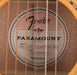 Fender Paramount PO 220E Orchestra Natrual with Case