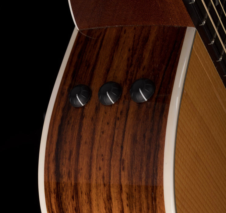 Pre Owned Taylor 210e DLX Natural Acoustic Electric Guitar With OHSC