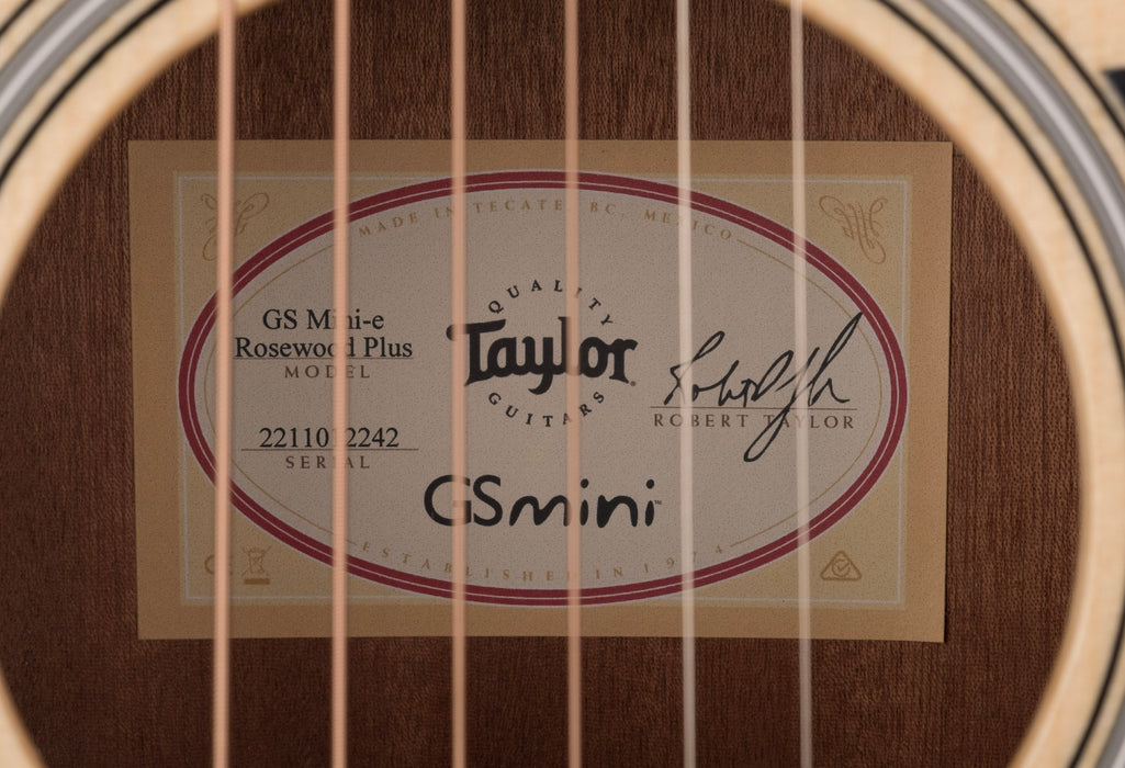 Taylor GS Mini-e Rosewood Plus With AeroCase