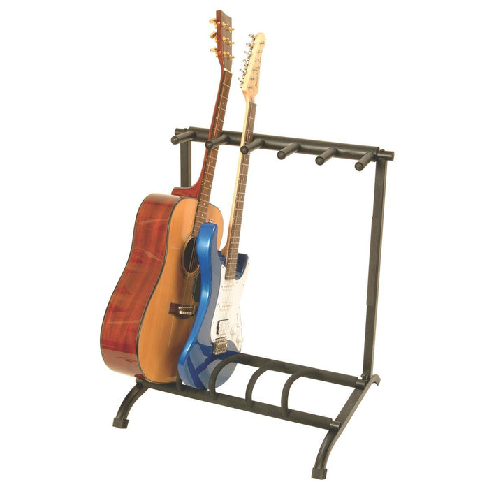 On-Stage GS7561 5-Space Foldable Multi Guitar Rack