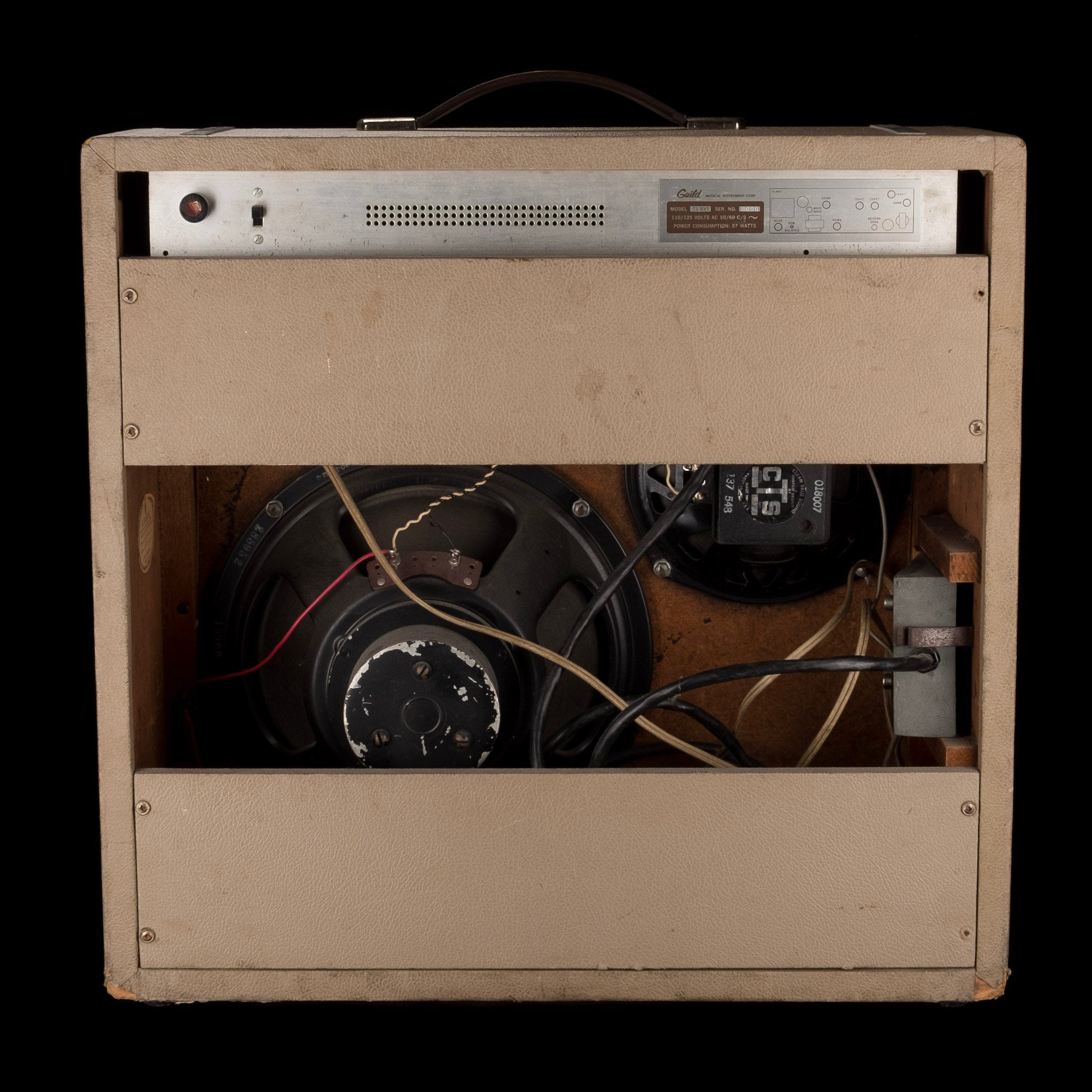 Vintage 1966/65 Guild T1-RVT Thunder 1 Reverb Guitar Amp Combo ...