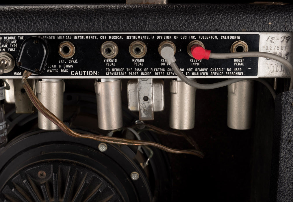 Used 1980's Fender Princeton Reverb Guitar Amp Combo