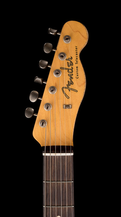 Pre Owned 1960 Fender Custom Shop Telecaster Custom Relic Blue Agave With OHSC