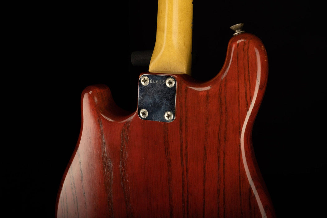 Vintage 1956 Fender 4-string Electric Mandolin Transparent Wine Red Anodized Pickguard