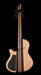 Mayones Cali4 Fretless Bass 17.5" Scale Swamp Ash Body 3A Flame Maple Top Scarlet Red w Case