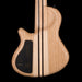 vMayones Cali4 Bass 17.5" Scale Swamp Ash Body Triskelion Top Natural Matt Finish with Case