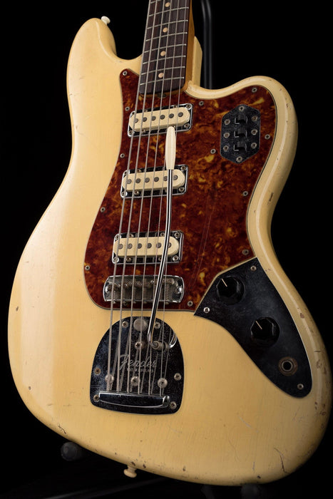 Vintage 1961 Fender Bass VI White Owned by Ry Cooder