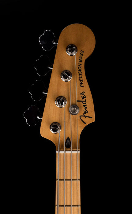 Used Fender Player Plus Active Precision Bass Silver Smoke with Gig Bag