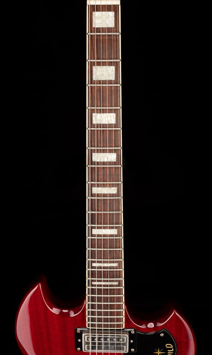 Used Guild Newark Street Collection S-100 Polara Cherry with OHSC