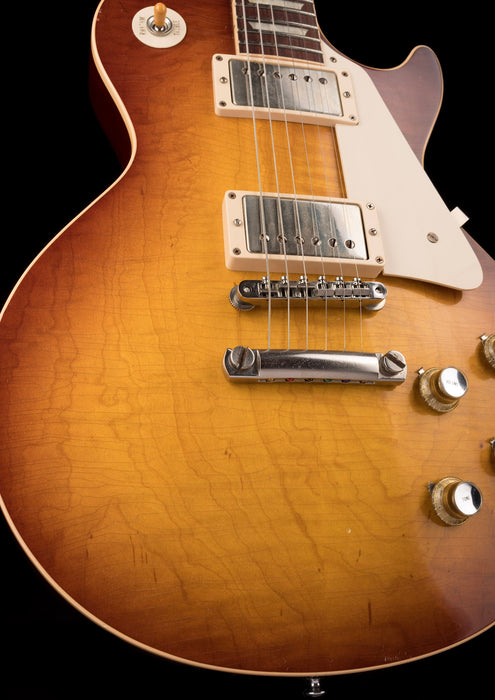 Pre Owned Gibson Custom Shop 1960 Les Paul Standard Murphy Aged Iced Tea Burst With OHSC