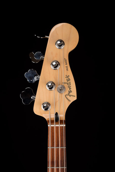 Used 2019 Fender Player Jazz Bass Modded Silver With Gig Bag