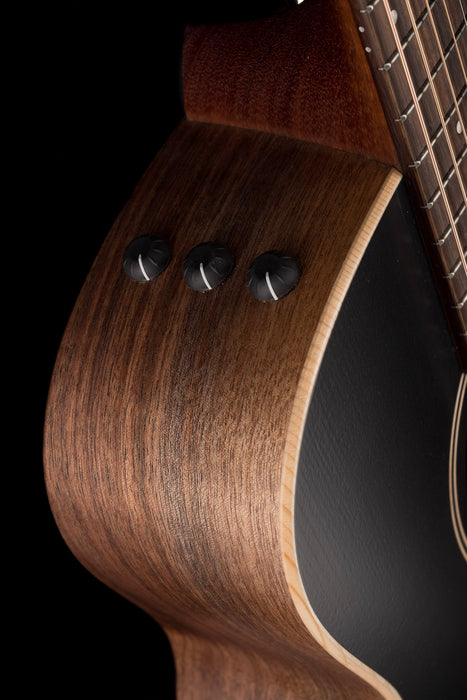 Taylor GTe Blacktop Acoustic Electric Guitar With Aerocase