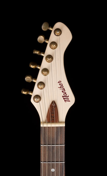 Used Moniker Guitars Texas BBQ 1 of 1 Trans White Electric Guitar with OHSC