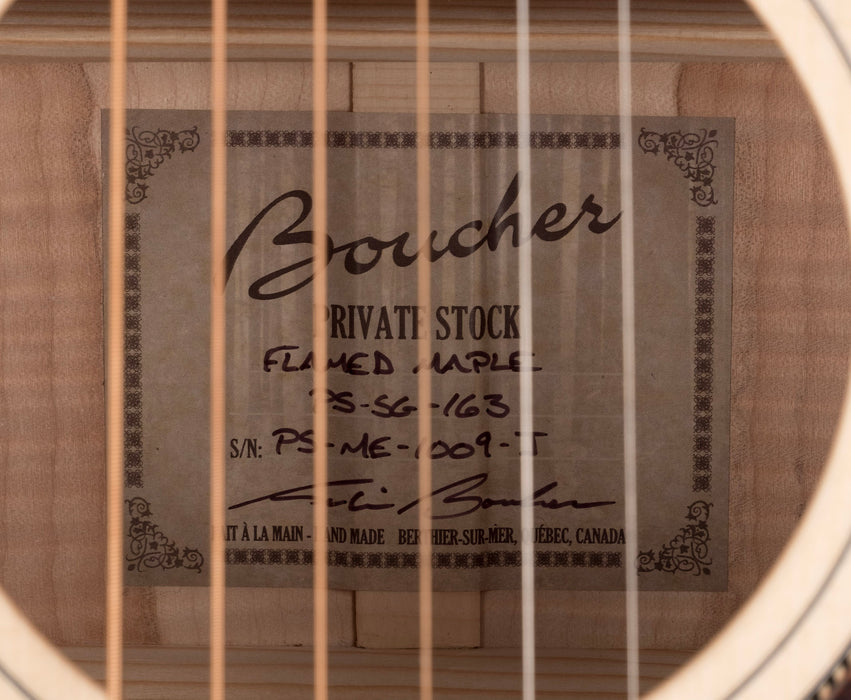 Pre Owned Boucher Special Edition PS-SG-163 Acoustic Guitar With OHSC