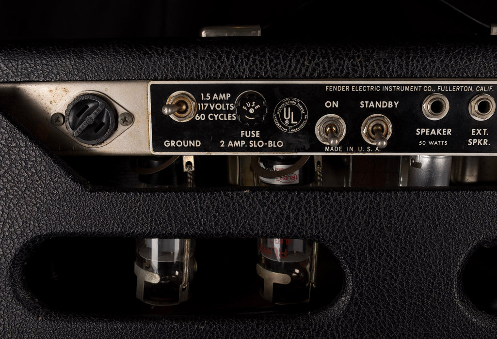 Pre Owned 1965 Fender Bassman Head and Matching 2x12 Cab