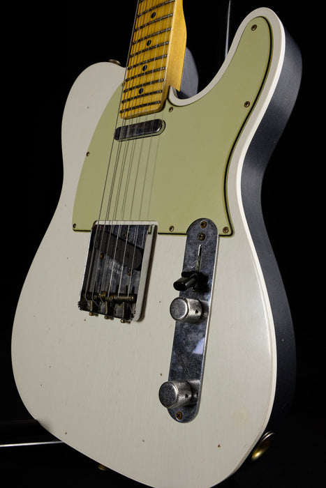 Fender Custom Shop Postmodern Journeyman Relic Tele 2 Tone Olympic White Charcoal Frost Metallic