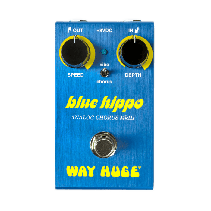 Way Huge Smalls WM61 Blue Hippo Analog Chorus Guitar Effect Pedal Dunlop