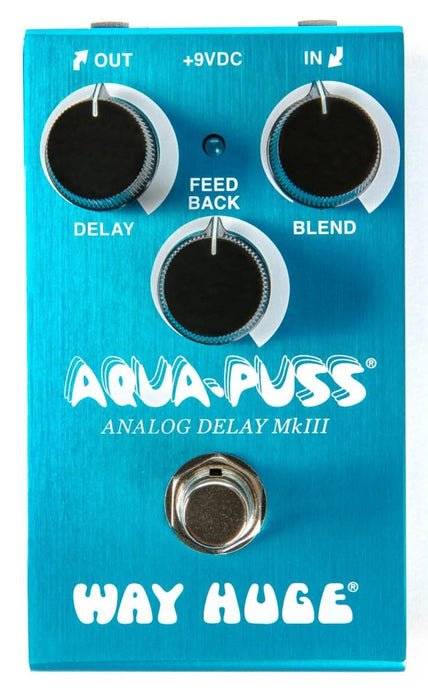 Way Huge Smalls WM71 Aqua Puss Analog Delay Mk III Guitar Effect Pedal