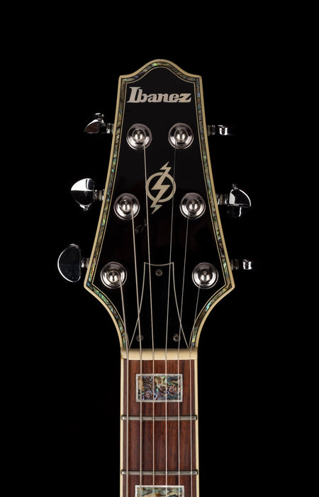 Pre Owned Ibanez AWD82LTD Black Semi-Hollow Guitar With Gig Pre Owned Ibanez AWD82LTD Black Semi-Hollow Guitar With Gig