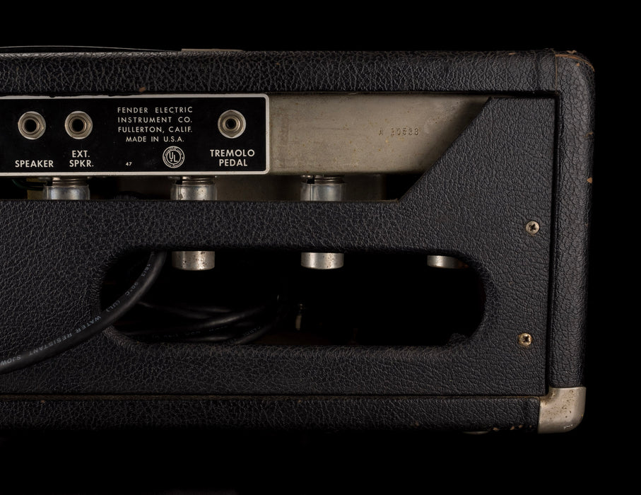 Pre Owned 1965 Fender Bandmaster Guitar Amp Head With Footswitch