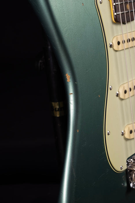 Fender Custom Shop 1963 Stratocaster Journeyman Relic Faded Aged Sherwood Green Metallic