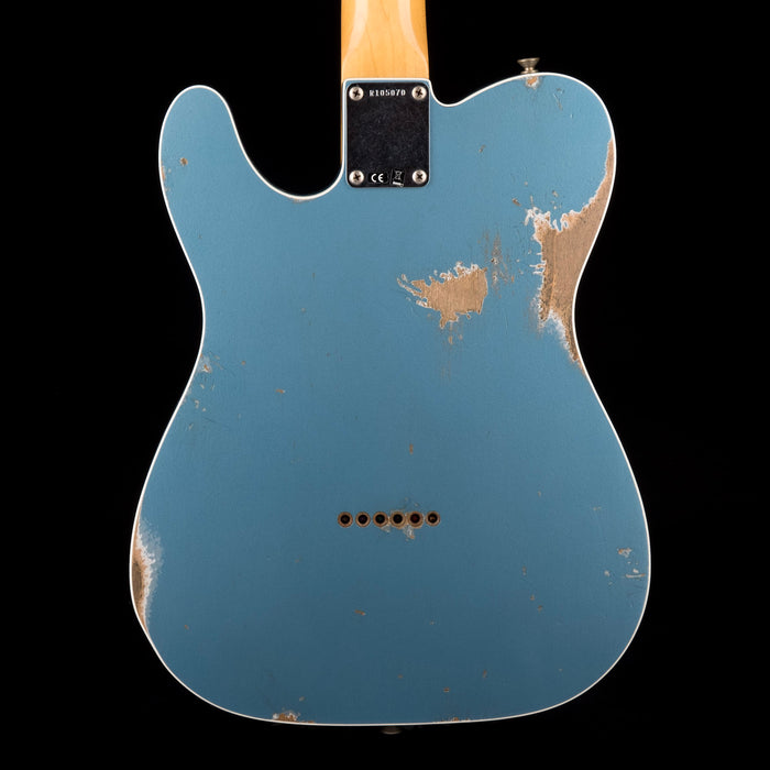 Pre Owned 1960 Fender Custom Shop Telecaster Custom Relic Blue Agave With OHSC