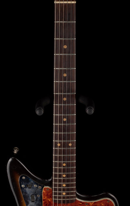 Vintage 1963 Fender Jaguar 3-Tone Sunburst Electric Guitar With OHSC