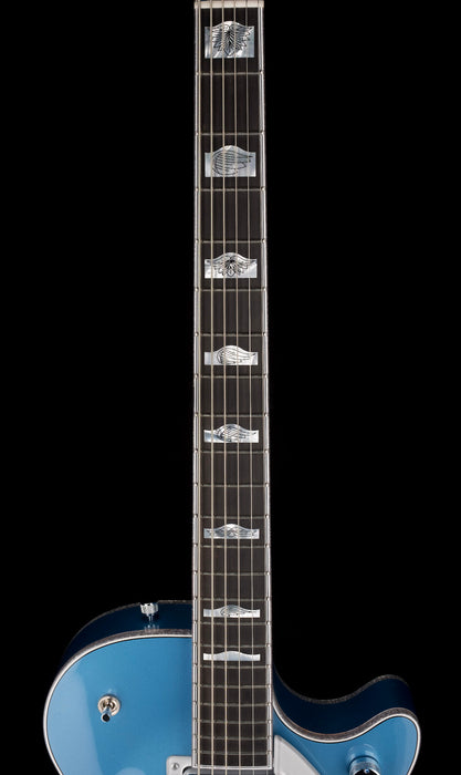 Pre Owned Gretsch Custom Shop Masterbuilt G6134CST Baritone Penguin NOS Lake Placid Blue With OHSC