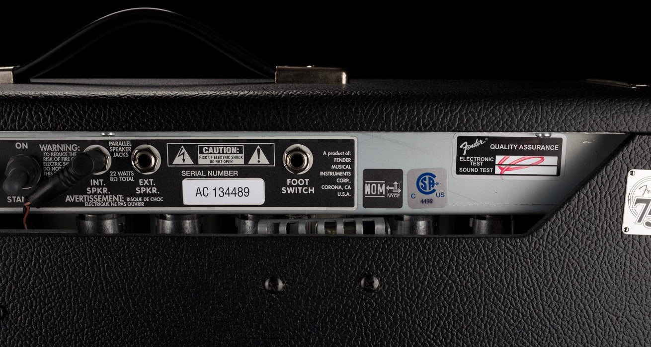 Used Fender '65 Deluxe Reverb 75th Anniversary Guitar Amp Combo