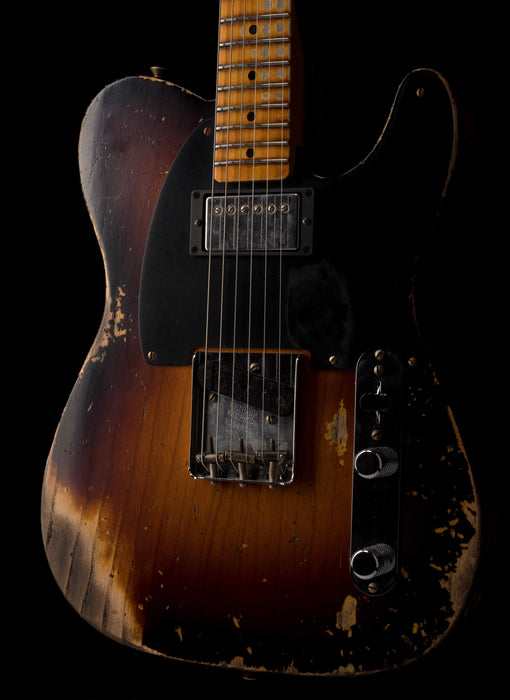 Used Fender Custom Shop Limited Edition 1951 Telecaster HS Heavy Relic Wide Fade 2-Tone Sunburst with OHSC