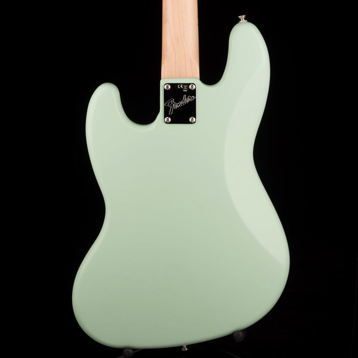Used Fender American Performer Jazz Bass Satin Surf Green With Gig Bag