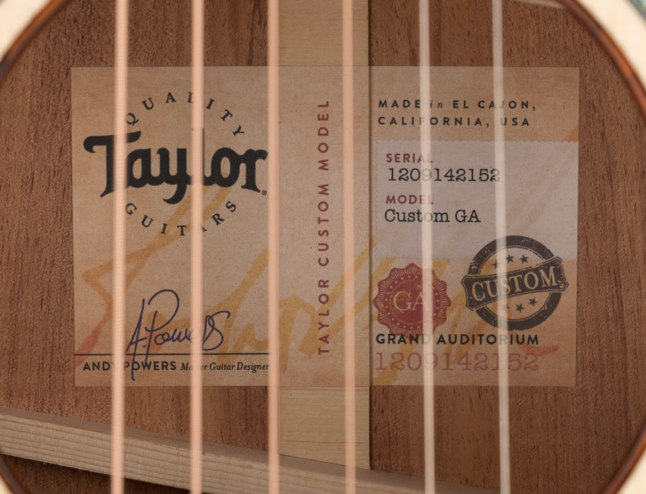 Taylor Custom Grand Auditorium Adirondack Spruce and Cocobolo Natural With Case