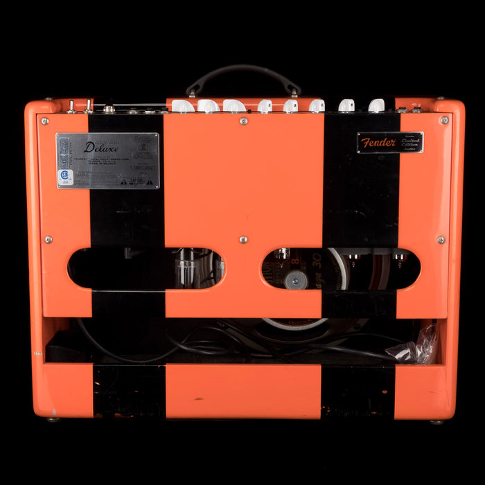 Pre Owned Fender HRDX Hot Rod Deluxe Limited Edition Orange & Black Tube Guitar Amp Combo