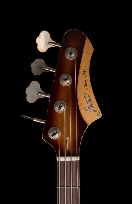 Fano Oltre JM4 Bass Medium Distress Tobacco Burst with Gig Bag