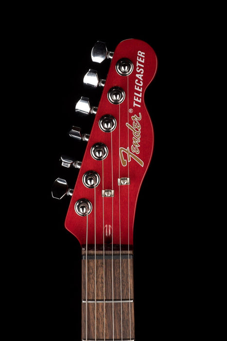 Used Fender Jim Adkins JA-90 Telecaster Thinline Crimson Red Transparent with Gig Bag