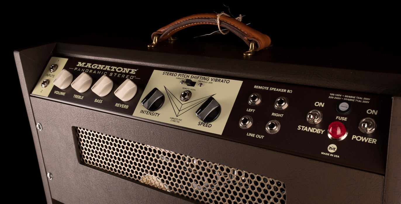 Magnatone Special Edition Panoramic Stereo Spanish Mission Guitar Amp Combo