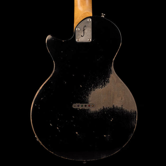 Fano Oltre Series SP6 P90 Medium/Heavy Distress Bull Black with Gig Bag
