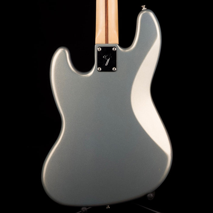 Used 2019 Fender Player Jazz Bass Modded Silver With Gig Bag