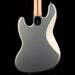 Used 2019 Fender Player Jazz Bass Modded Silver With Gig Bag