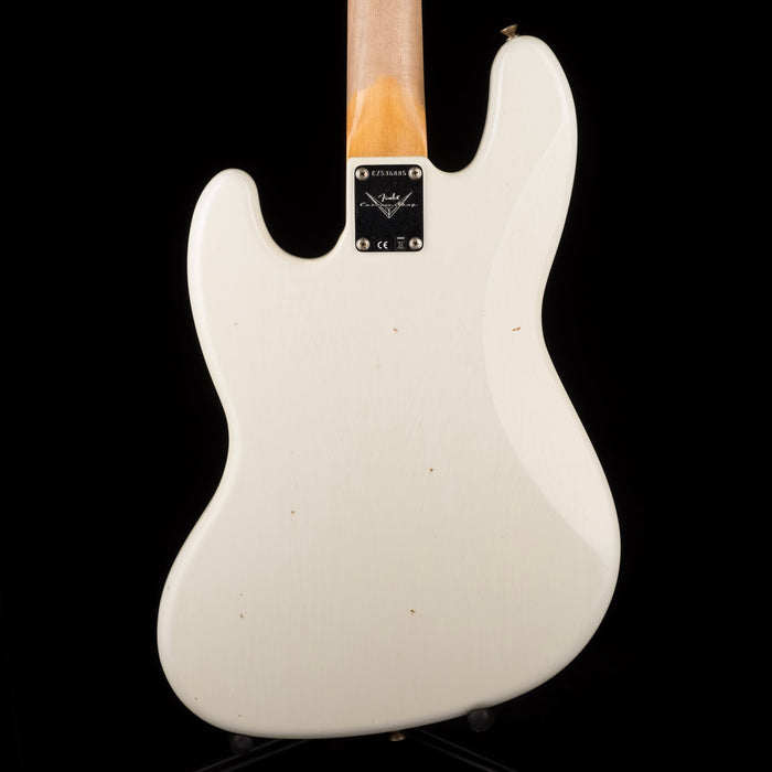 Pre Owned 2018 Fender Custom Shop '60 Jazz Bass Journeyman Olympic White With OHSC