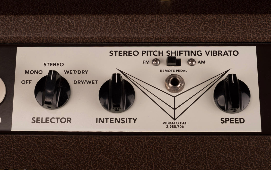 Pre Owned Magnatone Twilighter Stereo 2x12 Brown Guitar Amp Combo