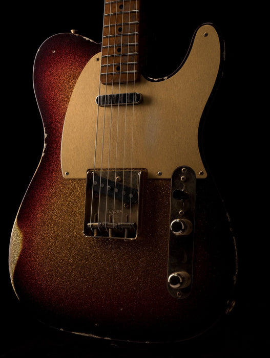 Used Fender Custom Shop Masterbuilder's Apprentice 50's Telecaster Relic 3-Tone Sunburst Sparkle with OHSC
