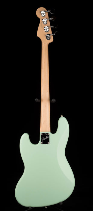 Used Fender American Performer Jazz Bass Satin Surf Green With Gig Bag