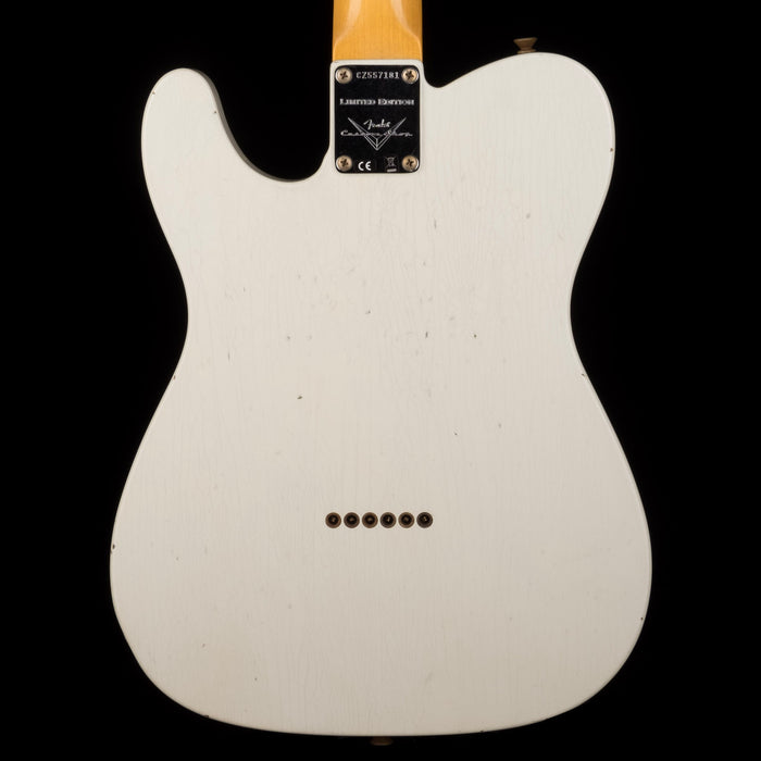 Fender Custom Shop Limited Edition 1959 Telecaster Journeyman Relic Aged Olympic White With Case
