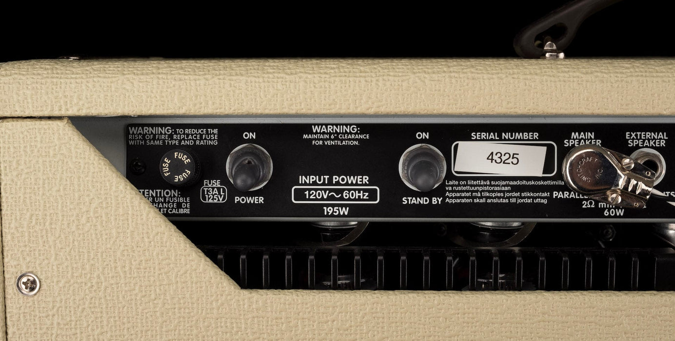 Used Fender 20th Anniversary Edition Vibro-King Blonde Guitar Amp Combo