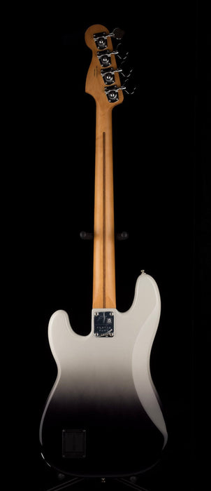 Used Fender Player Plus Active Precision Bass Silver Smoke with Gig Bag
