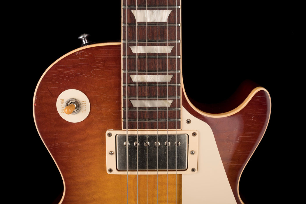 Pre Owned Gibson Custom Shop 1960 Les Paul Standard Murphy Aged Iced Tea Burst With OHSC