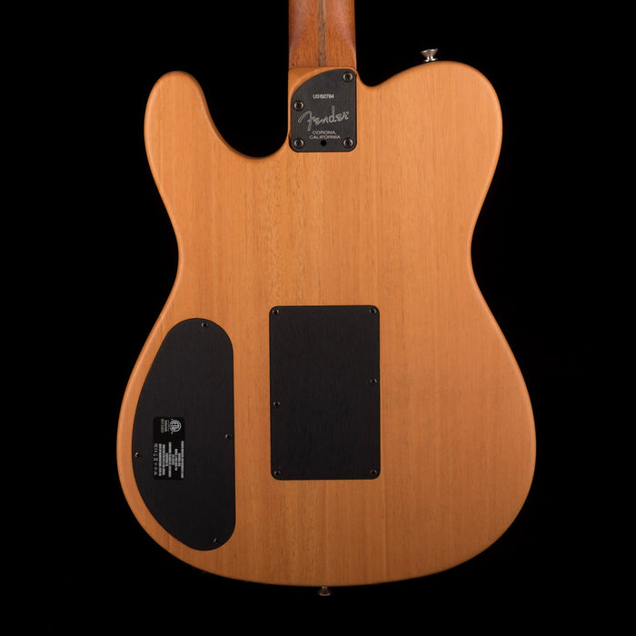 Used Fender American Acoustasonic Telecaster Black with Gig Bag