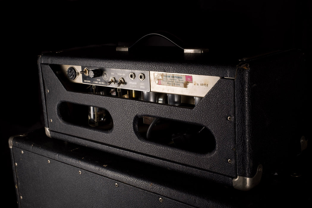 Pre Owned 1965 Fender Bassman Head and Matching 2x12 Cab